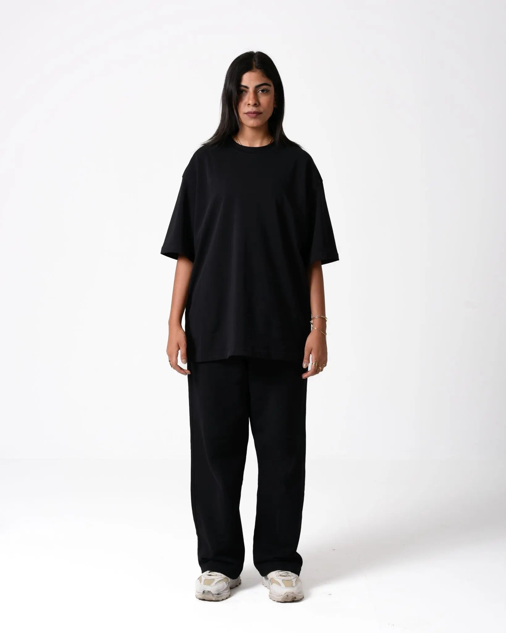 Black Oversized Street Tee