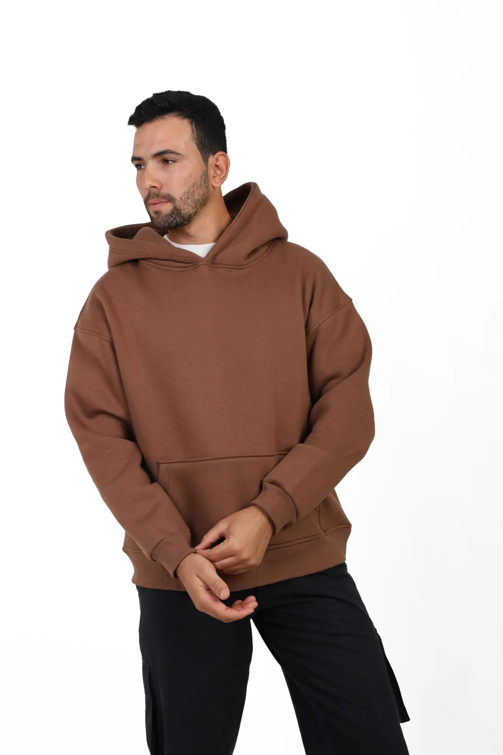 Sharghof Oversized Hoodie – Mocha Brown