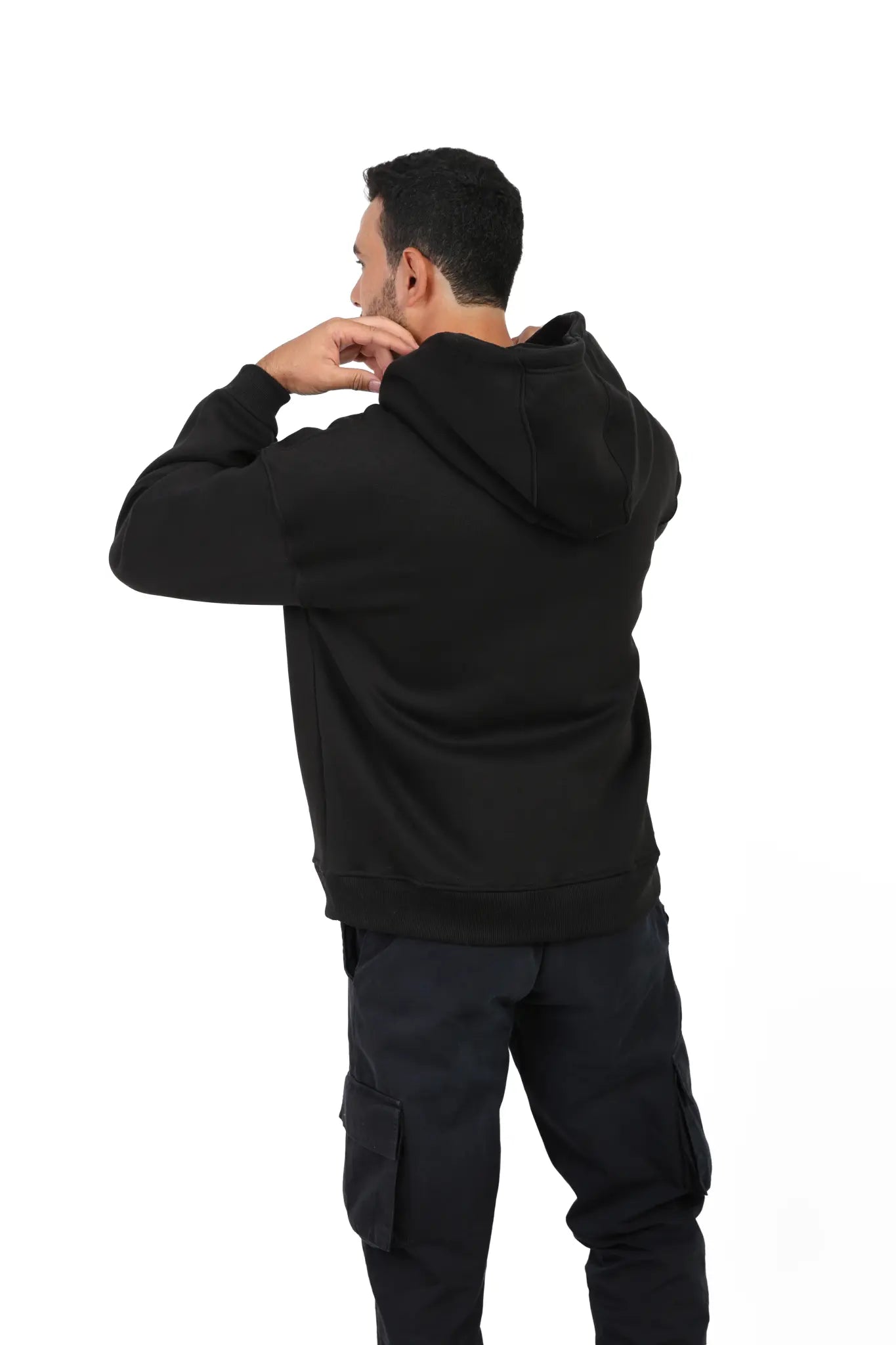 Sharghof Oversized Hoodie – Jet Black